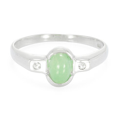 Imperial Chrysoprase Silver Ring