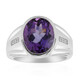 Zambian Amethyst Silver Ring (Pallanova)