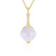 Rose de France Amethyst Silver Necklace