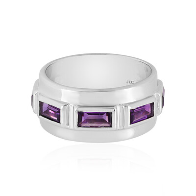 Siberian Amethyst Silver Ring