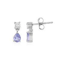 Tanzanite Silver Earrings