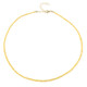 Yellow Sapphire Silver Necklace