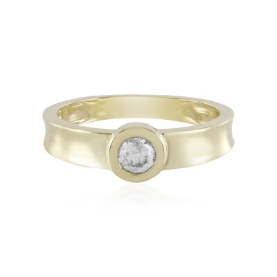 9K I3 (J) Diamond Gold Ring