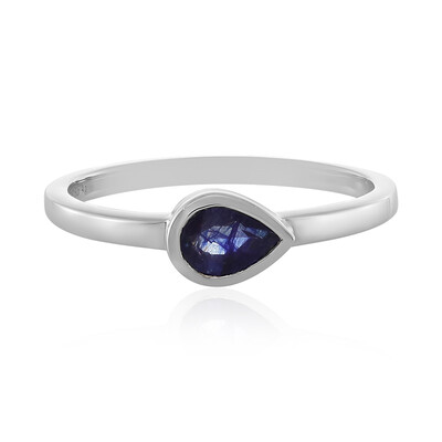 Madagascar Blue Sapphire Silver Ring