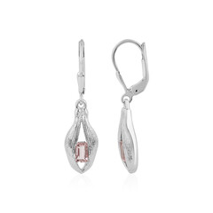 Pink Tourmaline Silver Earrings (SAELOCANA)