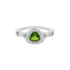 Russian Diopside Silver Ring