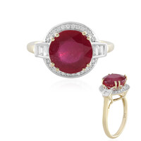 9K Madagascar Ruby Gold Ring