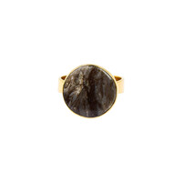 Praire Agate Silver Ring