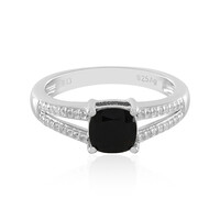 Black Onyx Silver Ring