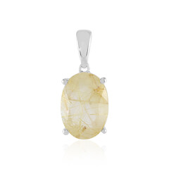 Rutile Quartz Silver Pendant