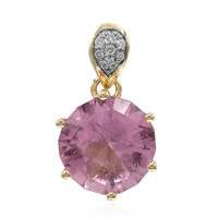 18K Californian Pink Tourmaline Gold Pendant (Amanda Adkins)