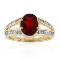 9K Red Tibetanite Gold Ring