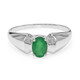 Sao Francisco Emerald Silver Ring