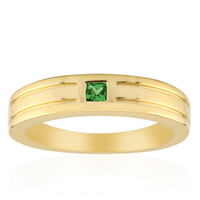 9K AAA Kenya Tsavorite Gold Ring