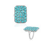 Sleeping Beauty Turquoise Silver Ring (Faszination Türkis)