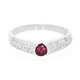 Brazilian Rhodolite Silver Ring