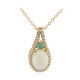 Welo Opal Silver Necklace