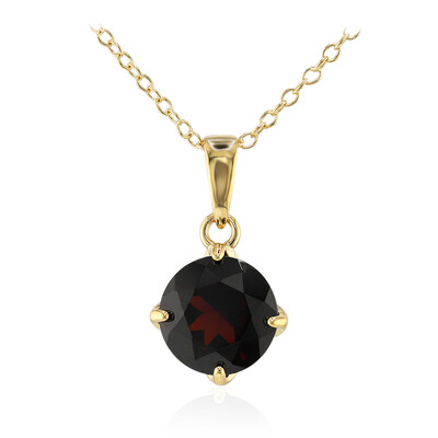 Garnet Silver Necklace