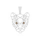 9K I2 Champagne Diamond Gold Pendant (Ornaments by de Melo)