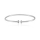 Zircon Silver Bangle