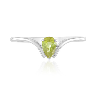 Sphene Silver Ring