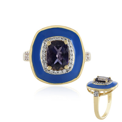 Ceylon Iolite Silver Ring