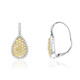 14K SI2 Yellow Diamond Gold Earrings (CIRARI)