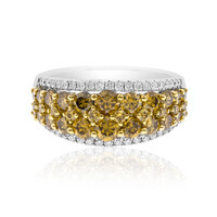 14K SI2 Yellow Diamond Gold Ring (CIRARI)