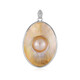 Mabe Pearl Silver Pendant (Bali Barong)