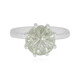 Green Amethyst Silver Ring (MONOSONO COLLECTION)