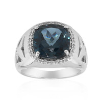 London Blue Topaz Silver Ring