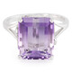 Bi Colour Amethyst Silver Ring