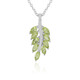 Peridot Silver Necklace