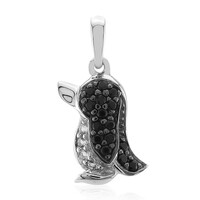 Black Onyx Silver Pendant