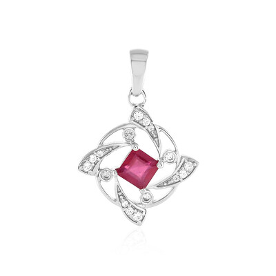 Madagascar Ruby Silver Pendant