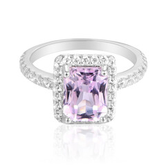 Kunzite Silver Ring