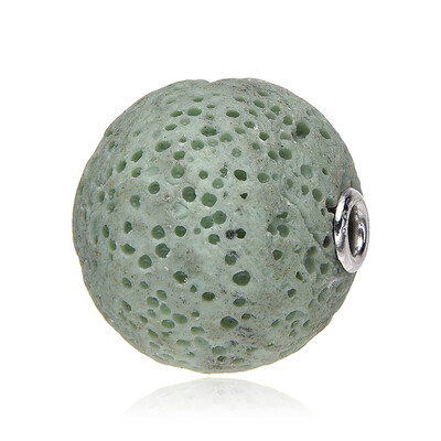 Green Lava Silver Pendant (MONOSONO COLLECTION)