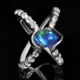 Mezezo Opal Silver Ring (de Melo)