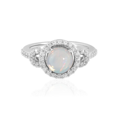 Welo Opal Silver Ring