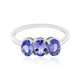 Tanzanite Silver Ring