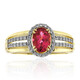 9K Nigerian Rubellite Gold Ring (Mark Kaufman)