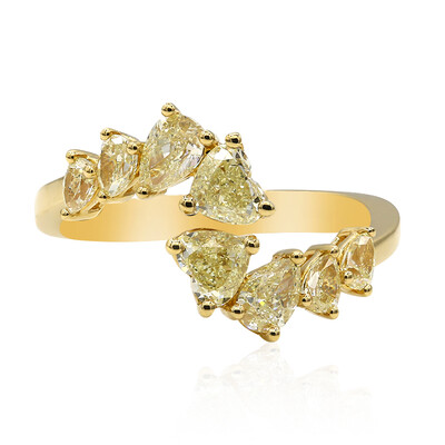 18K SI2 Yellow Diamond Gold Ring (CIRARI)