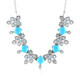 Sleeping Beauty Turquoise Silver Necklace