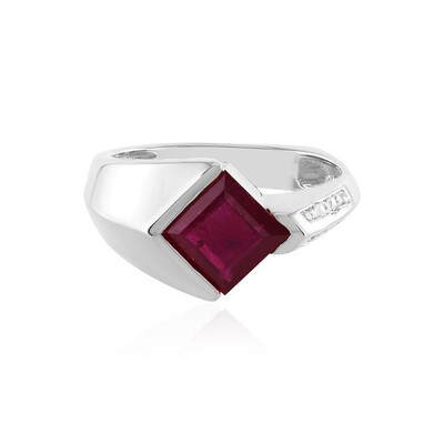 Madagascar Ruby Silver Ring (de Melo)