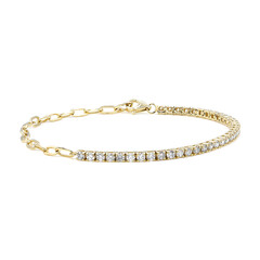 14K I1 (H) Diamond Gold Bracelet (CIRARI)