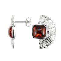 Baltic Amber Silver Earrings