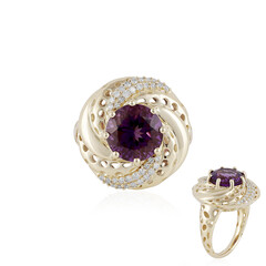 9K Uruguayan Amethyst Gold Ring (Ornaments by de Melo)