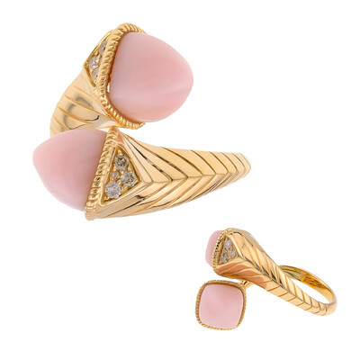 14K Pink Opal Gold Ring (CIRARI)