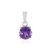 Amethyst Silver Pendant