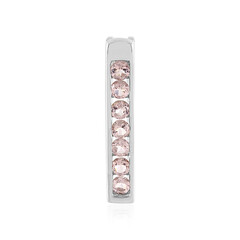 Pink Tourmaline Silver Pendant